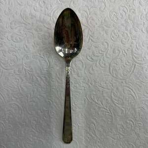 Vintage SL&GH Rogers Oneida Silverplate, tablespoon (serving spoon) Carnival *